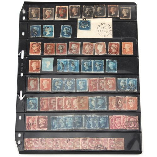 4 - Property of a deceased estate - stamps, philately, philatelic - Great Britain: 1840-1870 a line engr... 