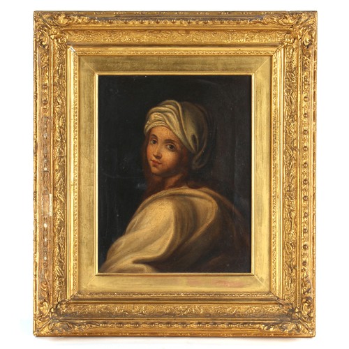 107 - Property of a lady - late 19th century after Guido Reni - PORTRAIT OF BEATRICE CENCI - oil on canvas... 