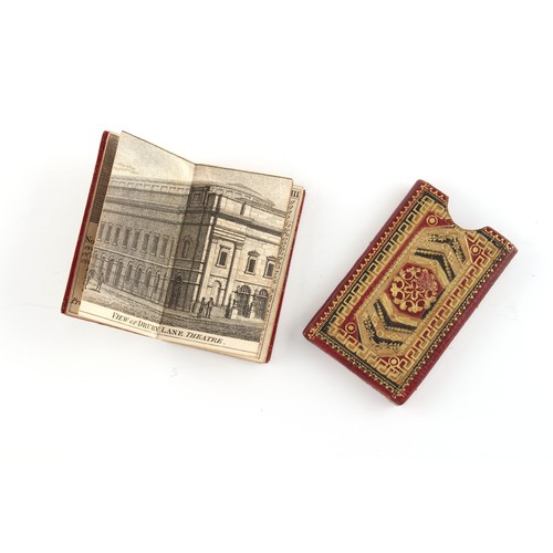 58 - Property of a lady - a miniature book - 'The Almanack Explained', for the year 1813, printed for the... 