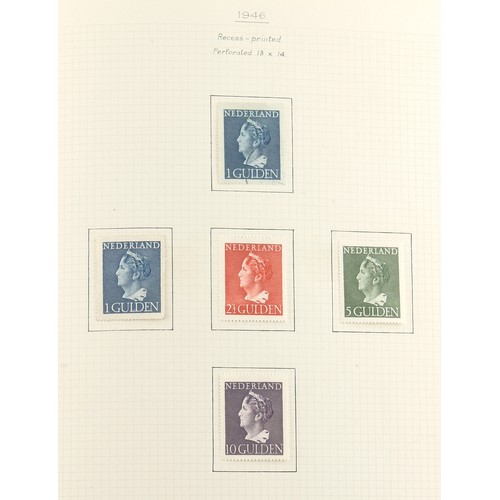 43 - Property of a lady - stamps, philately, philatelic - Netherlands: 1938-58 a well written-up collecti... 