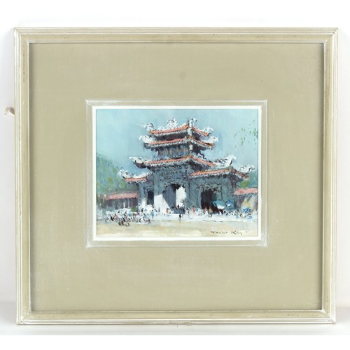 126 - Property of a deceased estate - Robert King (b.1936) - 'ENTRANCE TO LONG SON PAGODA, NHA TRANG' (VIE... 