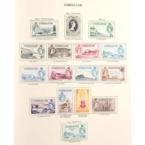 51 - Property of a gentleman - stamps, philately, philatelic - British Empire: 1952-62 QEII a mint collec... 