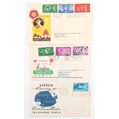 48 - Property of a gentleman - stamps, philately, philatelic - Great Britain: 1948-85 first day covers in... 