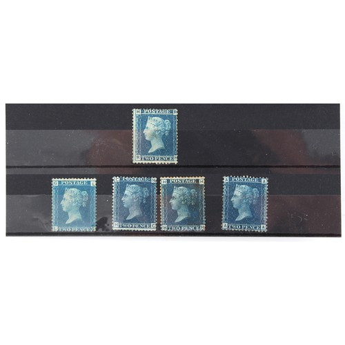 40K - Property of a deceased estate - stamps, philately, philatelic - Great Britain: 1864-79 2d plates 9, ... 