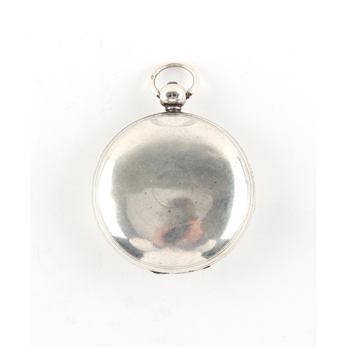 9 - The Henry & Tricia Byrom Collection - an early Victorian silver full hunter cased pocket watch, the ... 