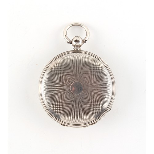 11 - The Henry & Tricia Byrom Collection - an early Victorian silver full hunter cased pocket watch, the ... 