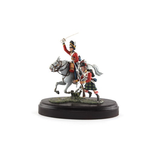 210 - Property of a deceased estate - a Charles Stadden painted pewter or lead military model depicting a ... 