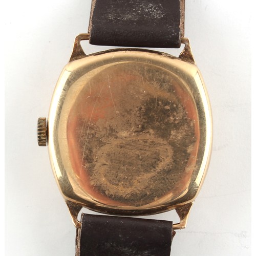 20 - Property of a deceased estate - a J.W. Benson 9ct gold cased wristwatch with Swiss 15-jewel movement... 