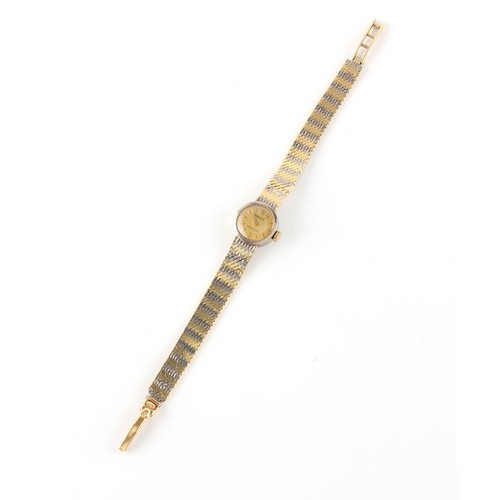 27 - Property of a lady - a lady's Rolex Precision 18ct gold cased wristwatch with integral Rolex 18ct tw... 