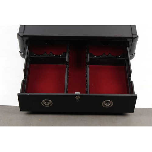 225 - Property of a gentleman - BALINDORE - a Balindore bespoke handmade gunbox and drinks cabinet for a R... 