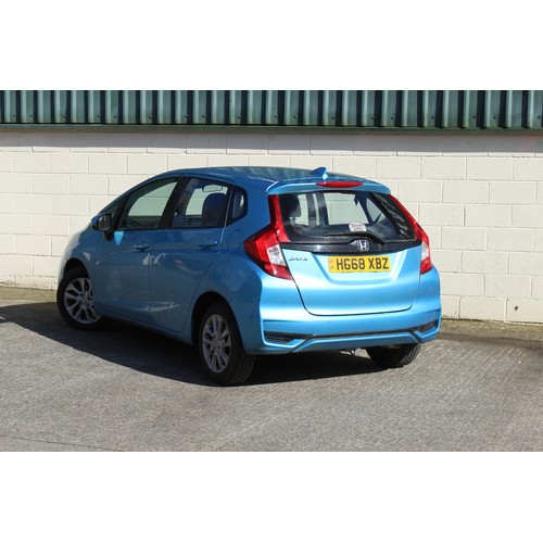 301 - Property of a deceased estate - car - a Honda Jazz, petrol, sky blue, automatic, registration number... 