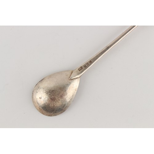 197 - Property of a deceased estate - a silver seal top preserve spoon, by George Hart for the Guild of Ha... 