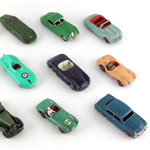 274 - Property of a deceased estate - Dinky Toys - sixteen Dinky cars including a Ford Sedan model 139a, i... 