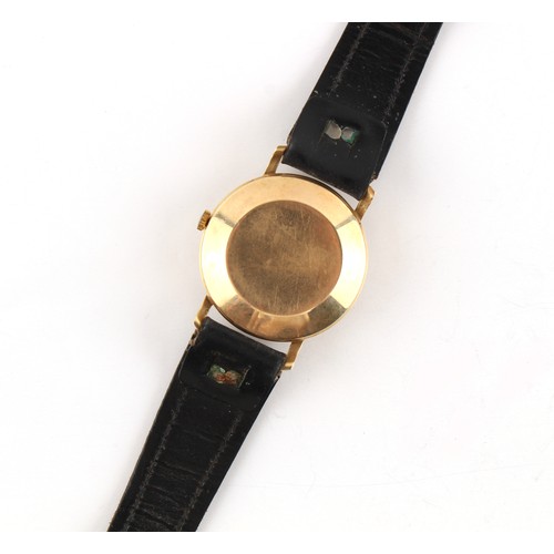 4 - Property of a gentleman - a gentleman's Roamer 14ct gold cased automatic wristwatch, 33mm diameter, ... 