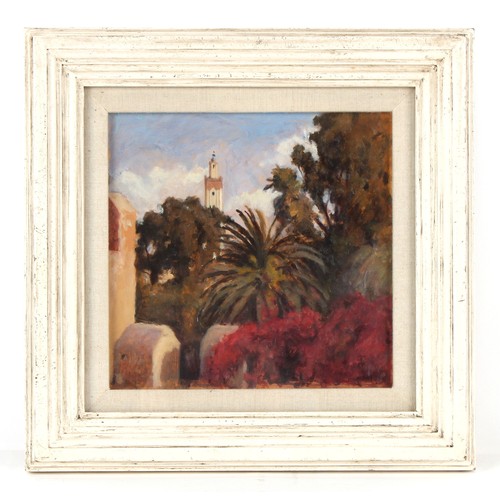 311 - Property of a lady - Tobit Roche (b.1954) - 'TAROUDANT, MOROCCO' - oil on board, 8.5ins. (21.5cms.) ... 