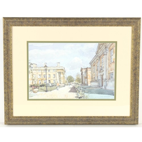 363 - Property of a lady - after Ken Howard - DOWNING COLLEGE, CAMBRIDGE - two limited edition prints, in ... 