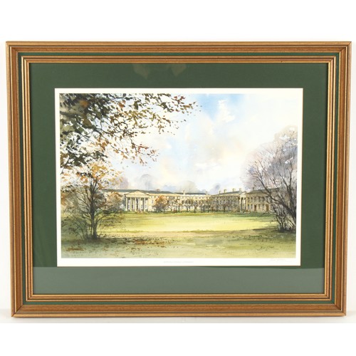 363 - Property of a lady - after Ken Howard - DOWNING COLLEGE, CAMBRIDGE - two limited edition prints, in ... 