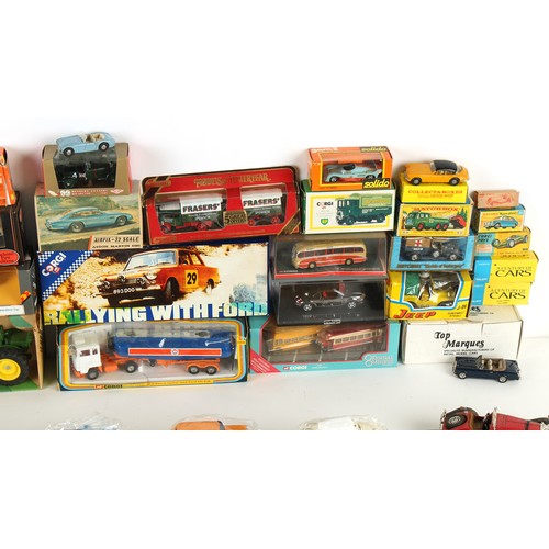 270 - Property of a deceased estate - toy models - three boxes containing assorted Corgi and other model c... 