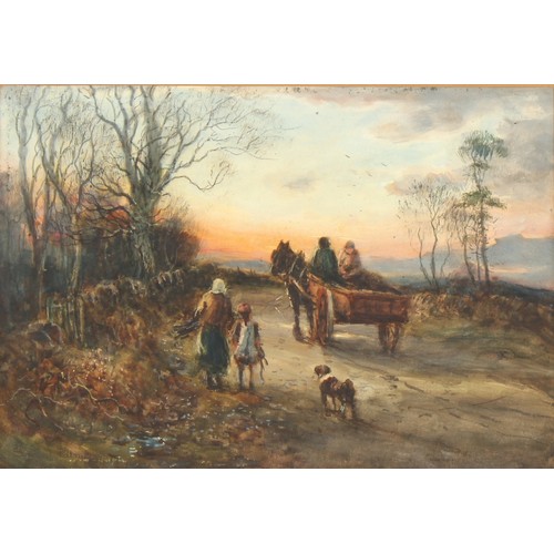 92 - Property of a deceased estate - follower of Samuel Palmer (1805-1881) - COUNTRY SCENES WITH FIGURES ... 