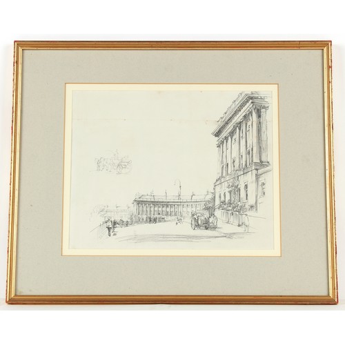 51 - Property of a gentleman of title - Francis Dodd R.A. R.W.S. (1874-1949) - 'THE ROYAL CRESCENT BATH' ... 