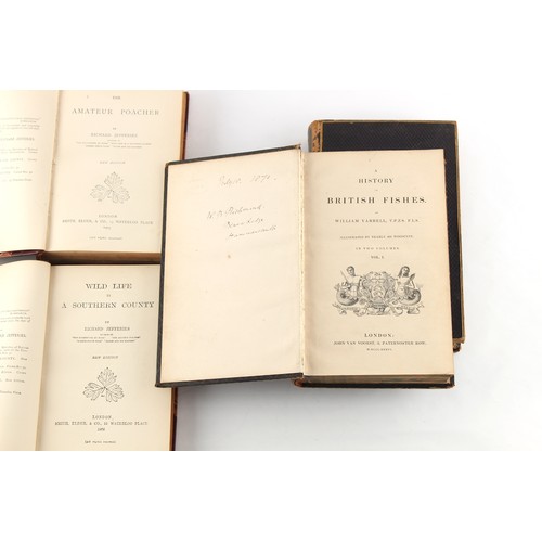 18 - Property of a gentleman - YARRELL, William - 'A History of British Fishes' - two-volume set, first e... 