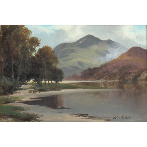 123 - Property of a lady - William Wells (late 19th / early 20th century) - 'LOCH ACHRAY, TROSSACHS, SCOTL... 