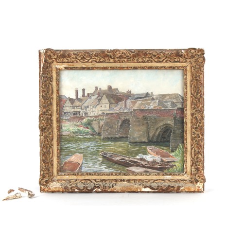 136 - Property of a lady - Fairlie Harmar (Viscountess Harberton) (1876–1945) - 'KING JOHN'S BRIDGE, TEWKE... 