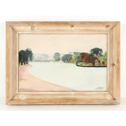 142 - ARR - Property of a lady - Jane Simone Bussy (1906-1960) - 'ST. JAMES'S PARK' (LONDON) - oil on canv... 