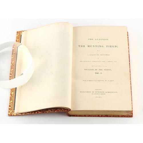 23 - Property of a lady - SURTEES, Robert Smith - 'The Analysis of The Hunting Field; Being A Series of S... 