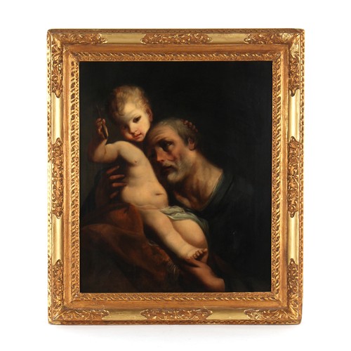 152 - Property of a lady - manner of Jacopo Amigoni, 18th/19th century - ST. JOSEPH AND THE CHRIST CHILD -... 