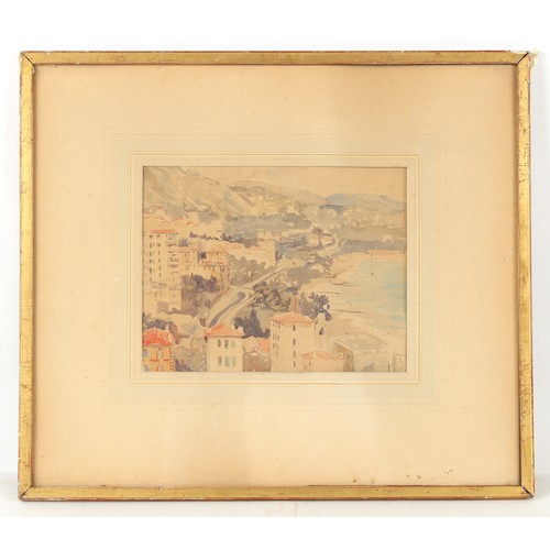 82 - Property of a lady - Fairlie Harmar (Viscountess Harberton) (1876–1945) - 'MONTE CARLO' - watercolou... 