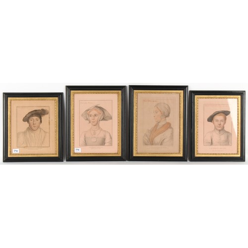 73 - Property of a lady - Francesco Bartolozzi, after Hans Holbein The Younger - a matched set of 18 stip... 