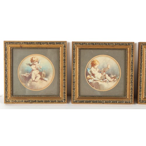 126 - Property of a deceased estate - Minton ceramics interest - Antonin Boullemier (1839-1900) - CHERUBS ... 