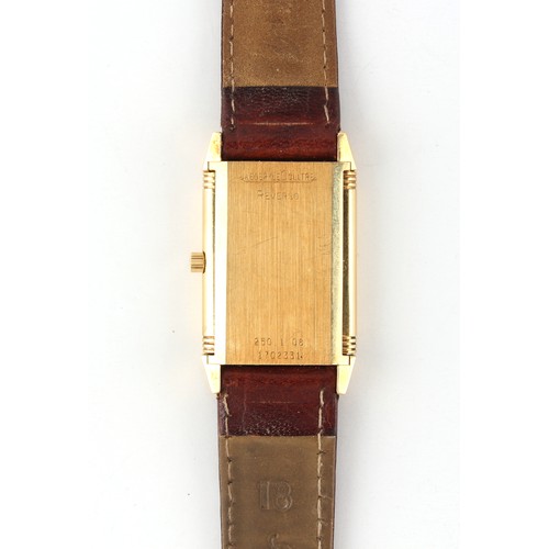 25A - Property of a deceased estate - a fine Jaeger-LeCoultre Reverso 18ct yellow gold wristwatch, circa 1... 