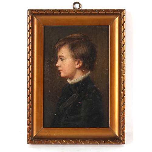 234 - Property of a gentleman - Continental school (possibly Scandinavian), late 19th - PORTRAIT OF A BOY ... 