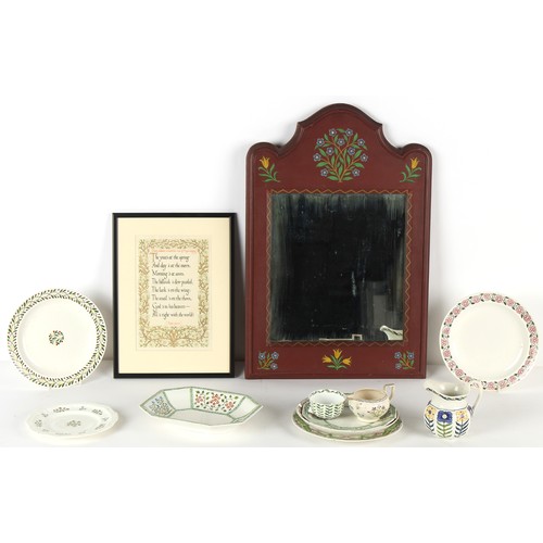 282 - Property of a lady - Gabriel Cyril Bunney (1876-1952) - a group of Arts & Crafts items decorated by ... 