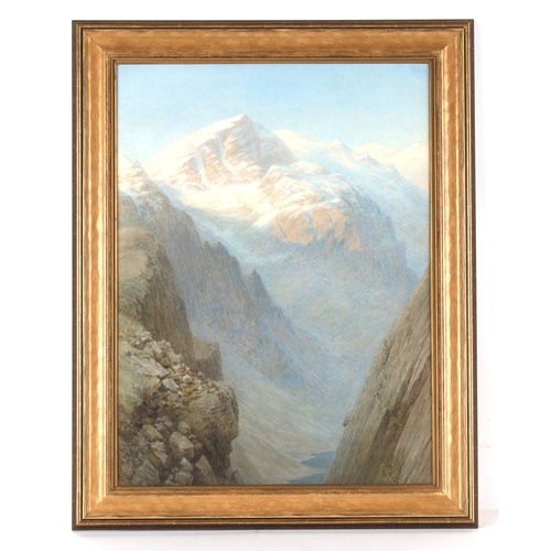 222 - ARR - Property of a deceased estate - William Gershom Collingwood (1854-1932) - SNOW CAPPED MOUNTAIN... 