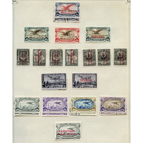 153D - Property of a gentleman - stamps, philatelic & postal history interest - Mexico: 1922-70 Airmails wi... 