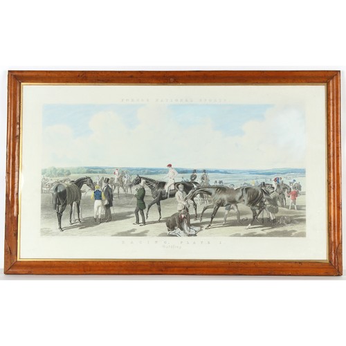 186 - Property of a lady - after John Frederick Herring  Snr. - 'FORES'S NATIONAL SPORTS', 'RACING' - plat... 