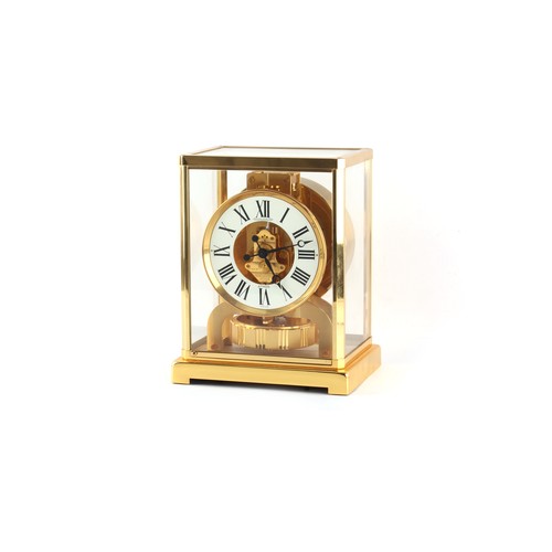 255 - Property of a lady - a Jaeger-LeCoultre Atmos clock, appears to be working but no guarantees are giv... 