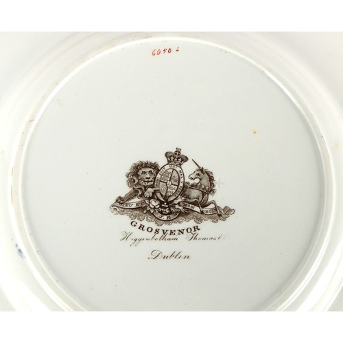 128 - Property of a lady - an extensive early Victorian John Ridgway 'Grosvenor' pattern dinner service in... 