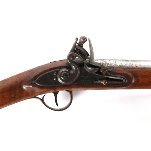 150 - Property of a gentleman - a Sharpe & Keene flintlock musket, early 19th century, the 38-inch barrel ... 