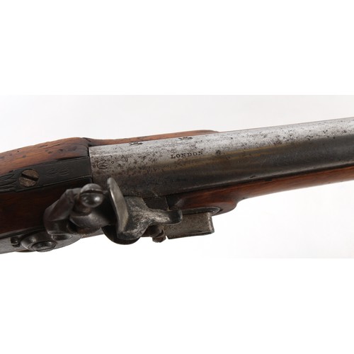 150 - Property of a gentleman - a Sharpe & Keene flintlock musket, early 19th century, the 38-inch barrel ... 