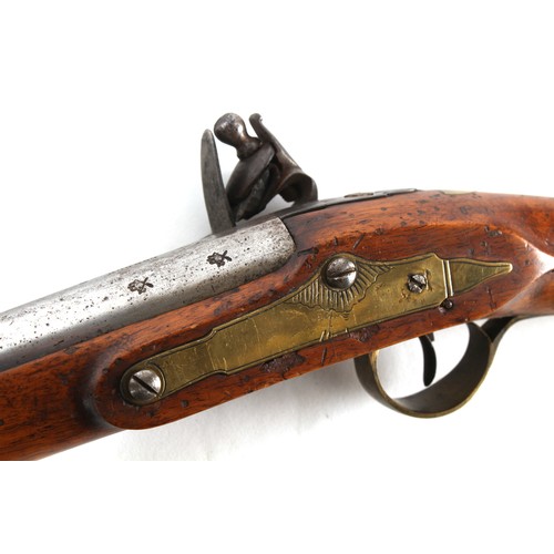 150 - Property of a gentleman - a Sharpe & Keene flintlock musket, early 19th century, the 38-inch barrel ... 