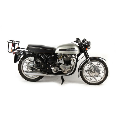 258 - Property of a deceased estate - classic motorcycle or motorbike - a Norton 650 SS, silver, registrat... 