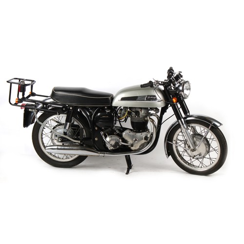 258 - Property of a deceased estate - classic motorcycle or motorbike - a Norton 650 SS, silver, registrat... 