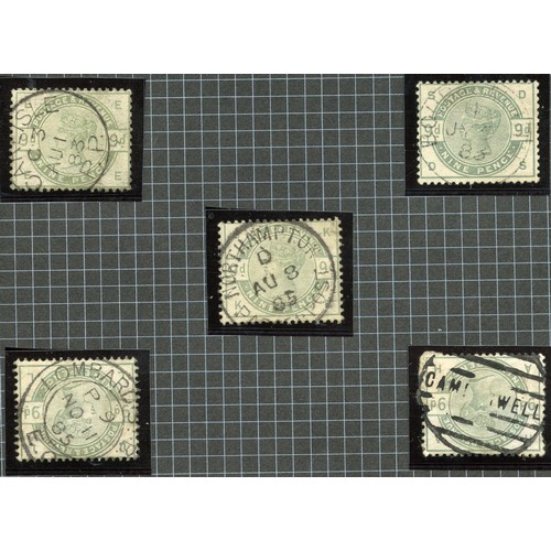 214 - Property of a deceased estate - stamps, philatelic & postal history interest - Great Britain: 1883-8... 