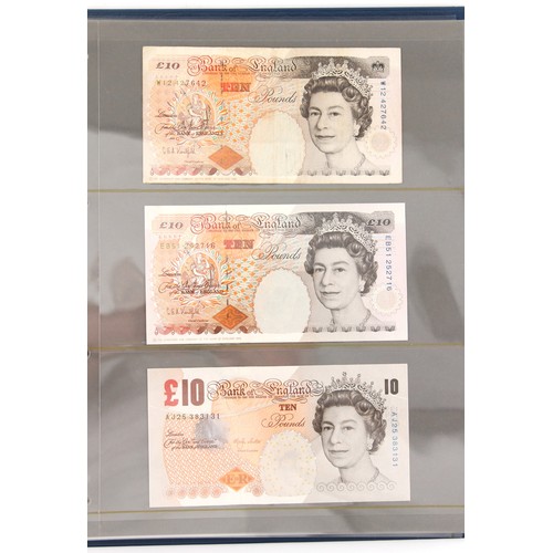 134B - Property of a deceased estate - a collection of bank notes - a collection of Great Britain (England,... 