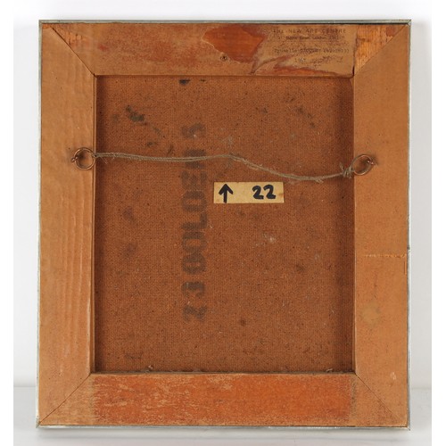 269 - ARR - Property of a lady - Prunella Clough (1919-1999) - UNTITLED ABSTRACT - print, 7.25 by 6.25ins.... 