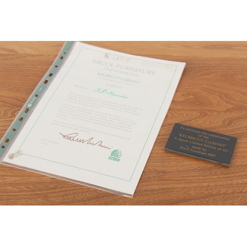 303 - Property of a lady - an Ercol Kelmscot limited edition elm & beechwood cabinet, number 121 of 125, w... 